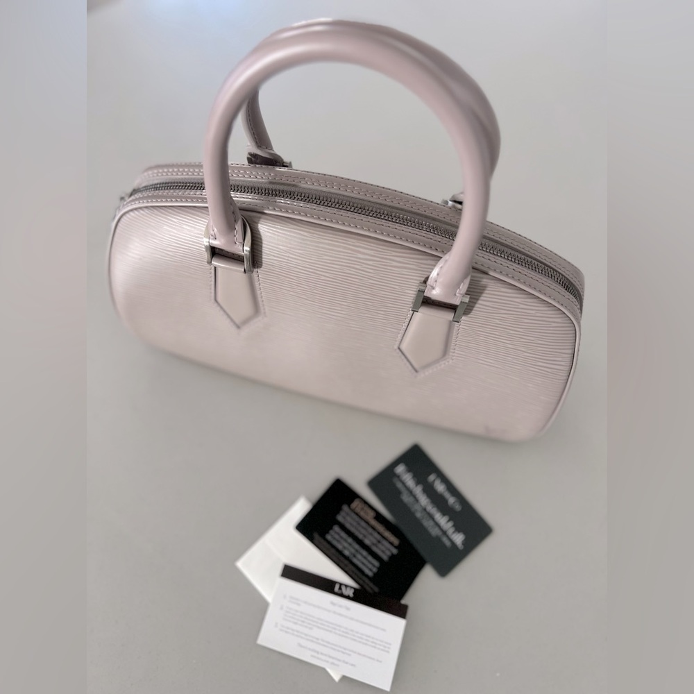 Louis Vuitton Purple Epi Jasmin Handbag Top Handle LV